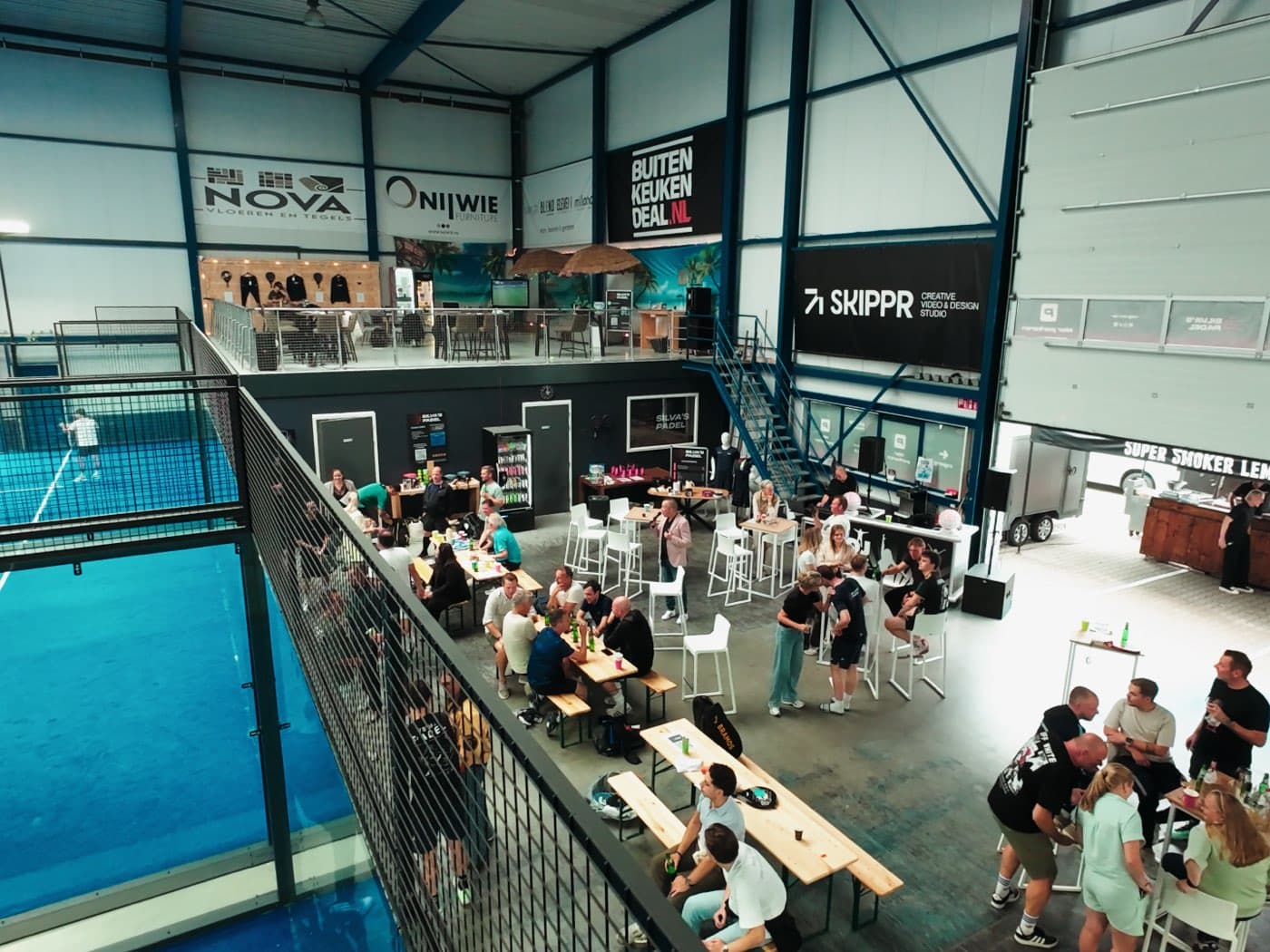 Bedrijfsuitje bij Silva's Padel in Almelo